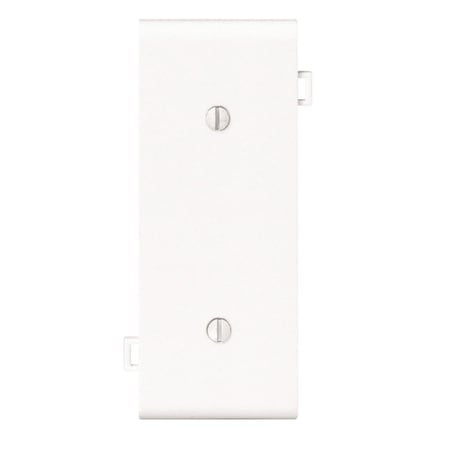 Leviton 1-Gang Standard Center Nylon Blank Wall Plate, White 905-PSC14-00W